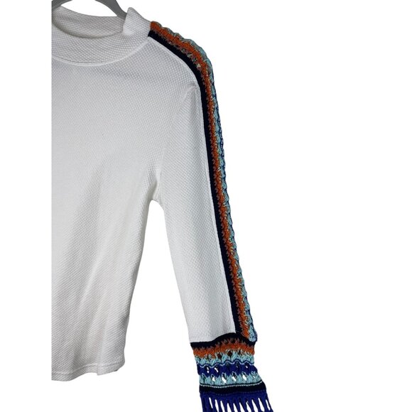 Free People Switch It Up Thermal Ivory M Boho - Picture 4 of 10